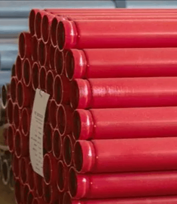 Porfestett vezetékcsövek